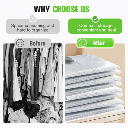 Cordless Travel Vacuum Storage Compression Bag Set-Rush