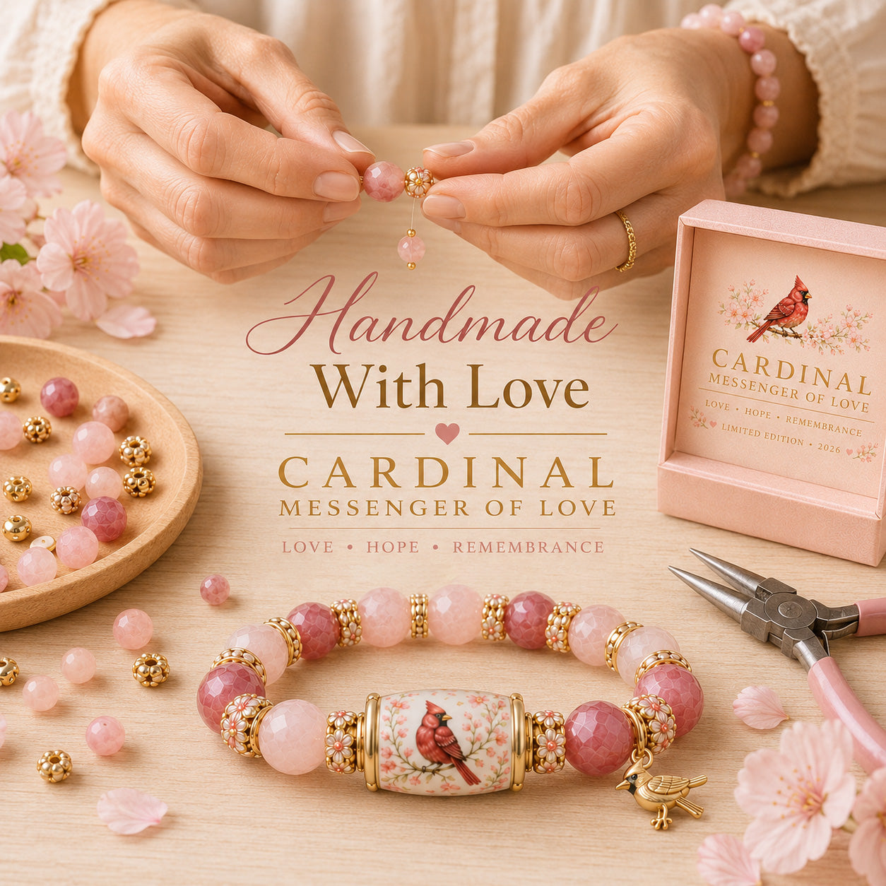 ❤️ LOVE, REMEMBRANCE & CARDINAL BLESSINGS 🐦 | 2026 LIMITED EDITION BRACELET - Only 18 Left-TOP1