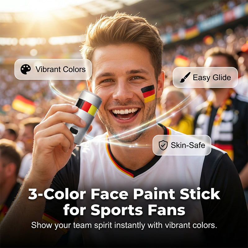 National Flag Face Paint Stick for Sports Fans-Rush