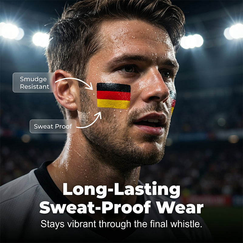 National Flag Face Paint Stick for Sports Fans-Rush
