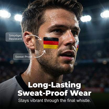 National Flag Face Paint Stick for Sports Fans-Rush