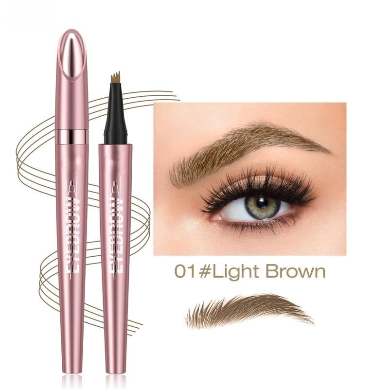 🖌️ Waterproof Micro-Fork Brow Pencil – Natural Hair-Like Brows-Rush