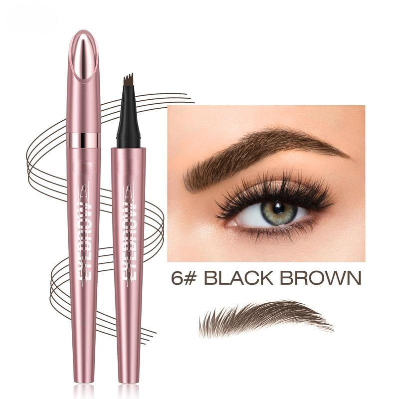 🖌️ Waterproof Micro-Fork Brow Pencil – Natural Hair-Like Brows-Rush