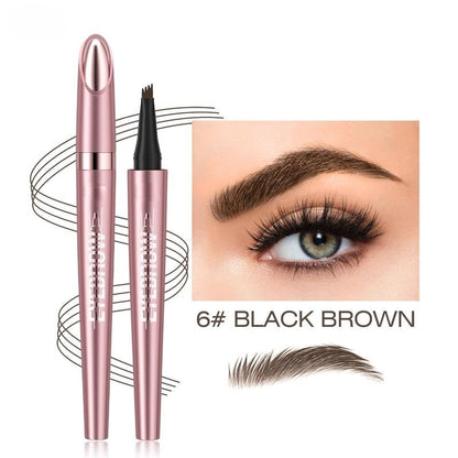 🖌️ Waterproof Micro-Fork Brow Pencil – Natural Hair-Like Brows-Rush