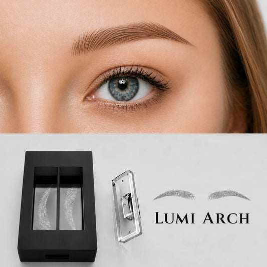 Eyebrow Stamp Powder with Brush-Rush