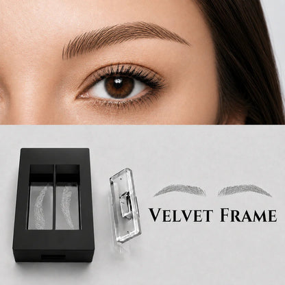 Eyebrow Stamp Powder with Brush-Rush