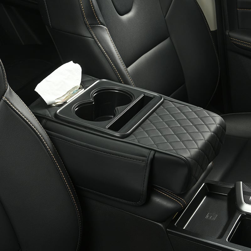 🔥Limited Time 50% Off✨Multifunctional PU Leather Car Armrest Box Mat-Rush