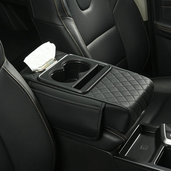 🔥Limited Time 50% Off✨Multifunctional PU Leather Car Armrest Box Mat-Rush