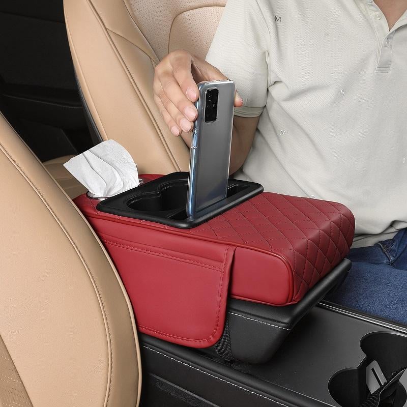 🔥Limited Time 50% Off✨Multifunctional PU Leather Car Armrest Box Mat-Rush