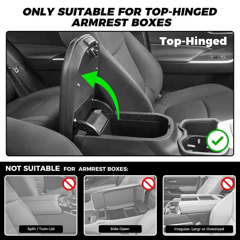 🔥Limited Time 50% Off✨Multifunctional PU Leather Car Armrest Box Mat-Rush