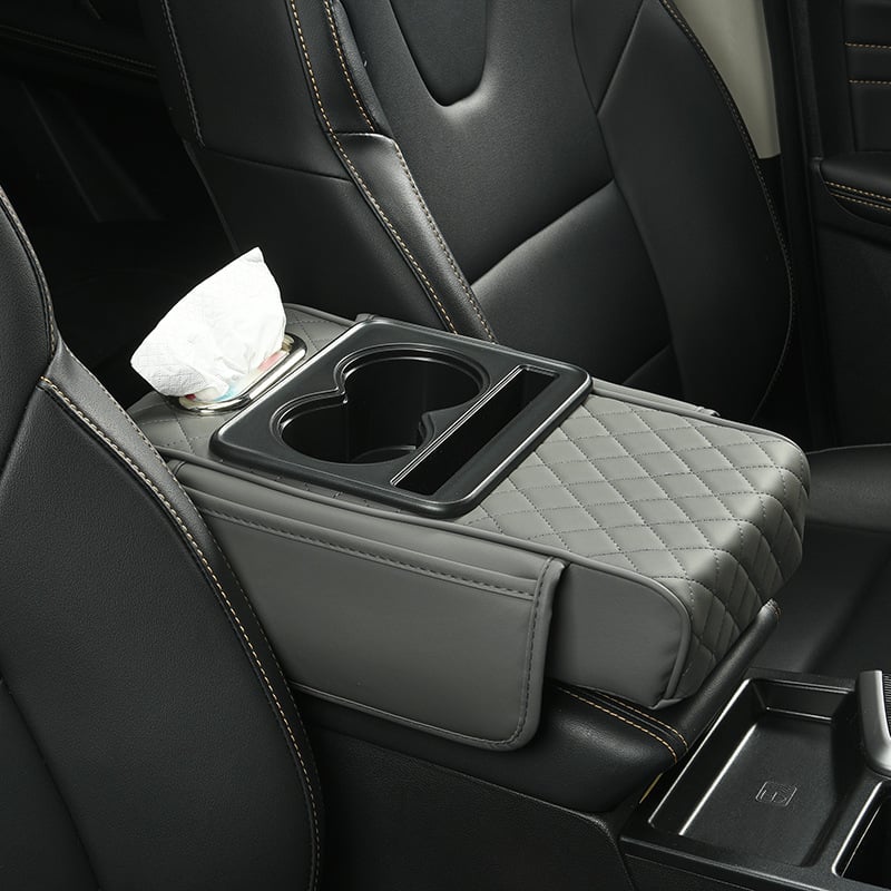 🔥Limited Time 50% Off✨Multifunctional PU Leather Car Armrest Box Mat-Rush