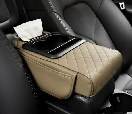 🔥Limited Time 50% Off✨Multifunctional PU Leather Car Armrest Box Mat-Rush