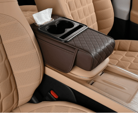 🔥Limited Time 50% Off✨Multifunctional PU Leather Car Armrest Box Mat-Rush