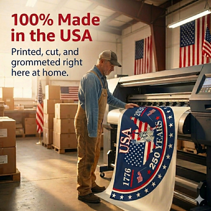 ✨🔥Handcrafted in USA-250th Anniversary Banners✨🛒-HG