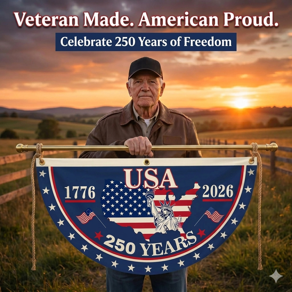 ✨🔥Handcrafted in USA-250th Anniversary Banners✨🛒-HG