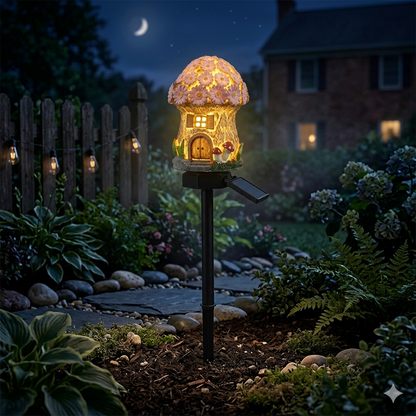 ☀️🔥Solar Fairy-Tale Mushroom Cottage Garden Light🔥-Elite