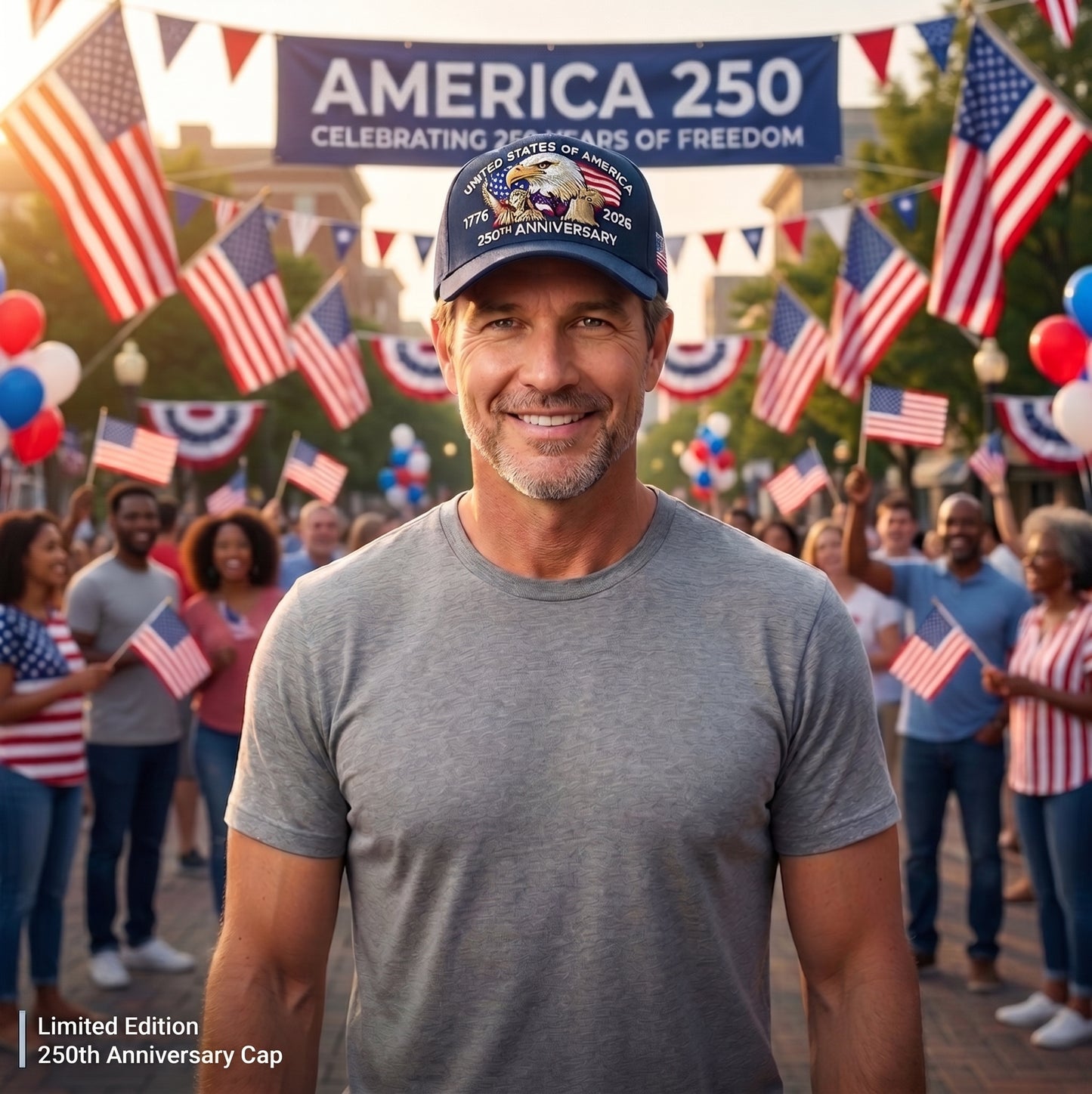 Commemorative Baseball Cap - 250th Anniversary United States of America (1776-2026)🏆-Curated