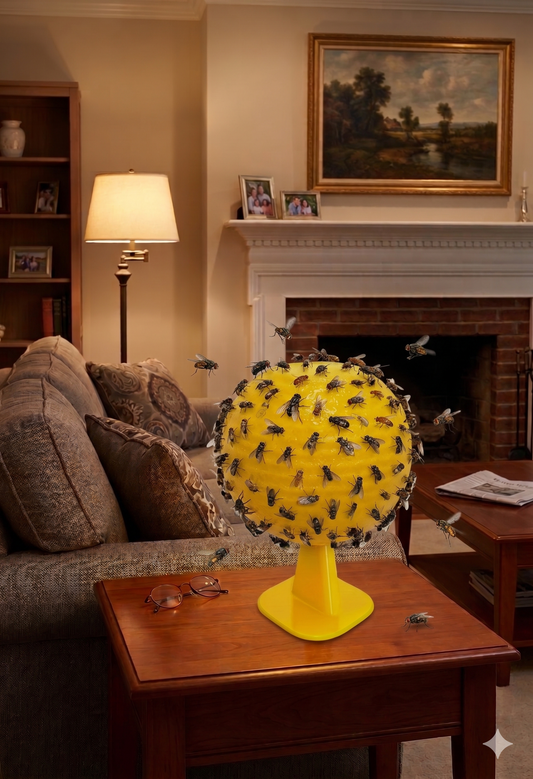 Sticky Fruit Fly Trap Ball with Stand-TY