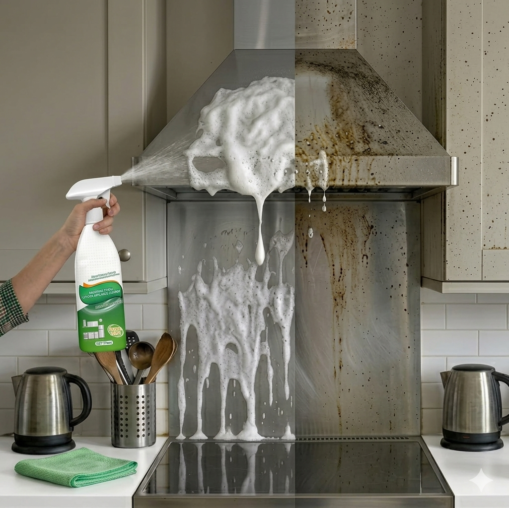 ✨👨‍🍳Dissolves Baked-On Grease in Seconds! 🌿💥The Internet's Favorite Kitchen Cleaner! 🛒-Elite