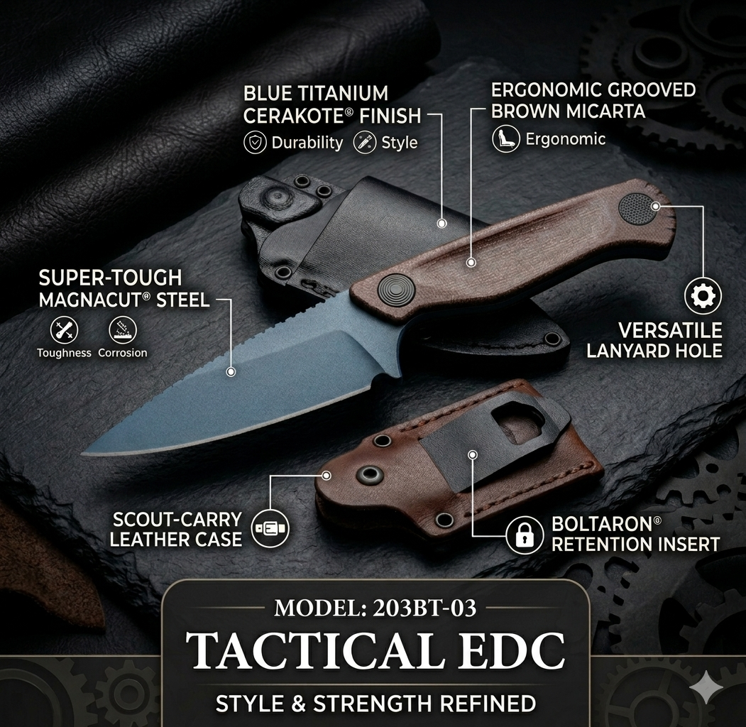 ⚔️ Model 203BT-03 | Premium MagnaCut Tactical Blade-edition