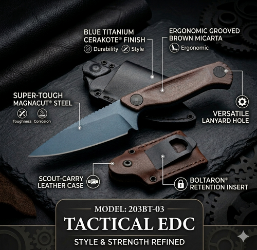 ⚔️ Model 203BT-03 | Premium MagnaCut Tactical Blade-edition