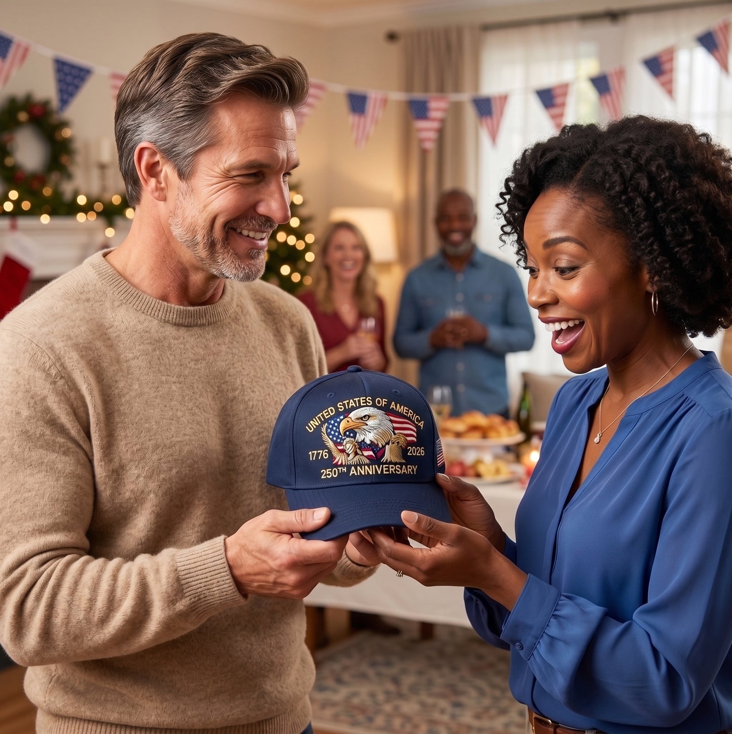 Commemorative Baseball Cap - 250th Anniversary United States of America (1776-2026)🏆-Curated