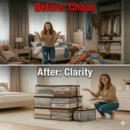 The #1 Storage Solution of 2026! 🏆 Over 30 million families have ditched messy bins for these clear bags-edition