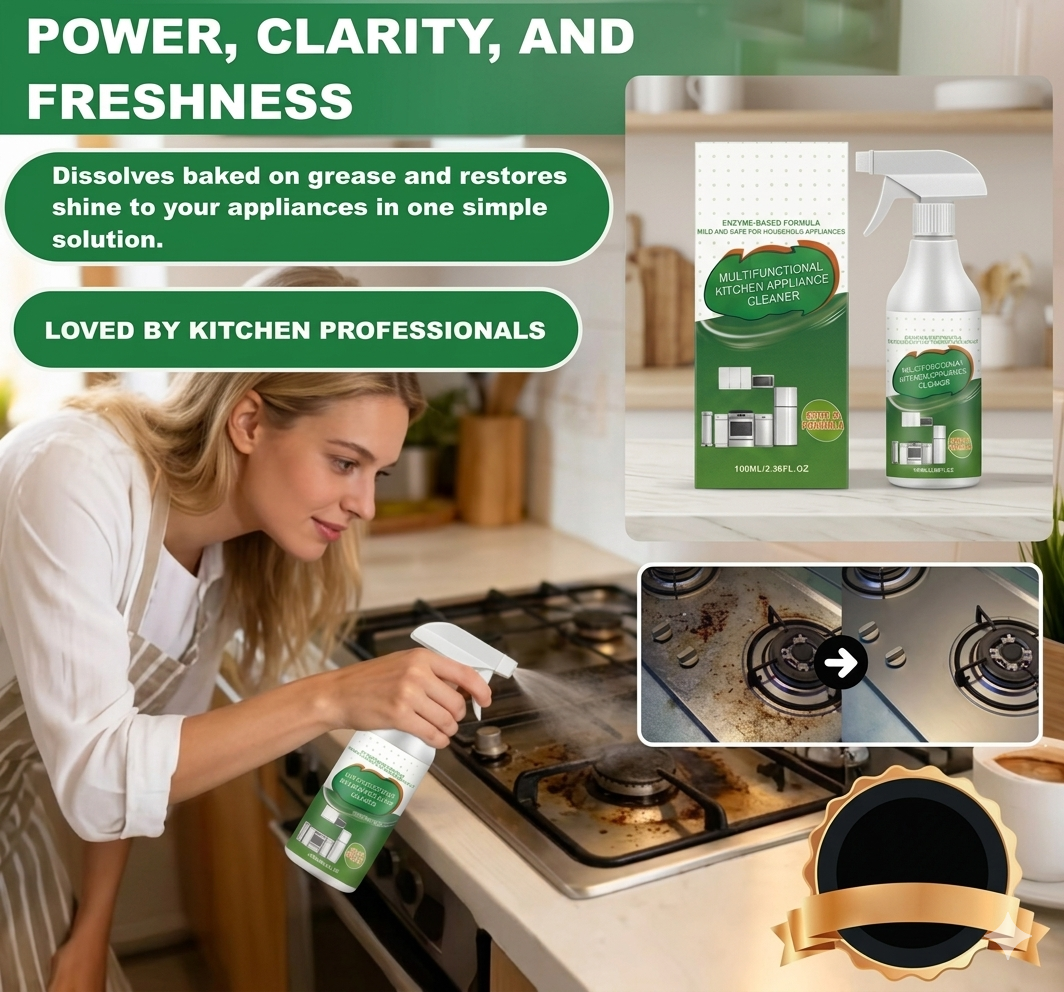 ✨👨‍🍳Dissolves Baked-On Grease in Seconds! 🌿💥Get 50% OFF the Internet's Favorite Kitchen Cleaner! 🛒-Elite