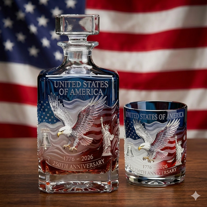 📦Limited Edition 2026 USA 250th Anniversary Commemorative Glass – 1776-2026 Heritage Edition-Elite