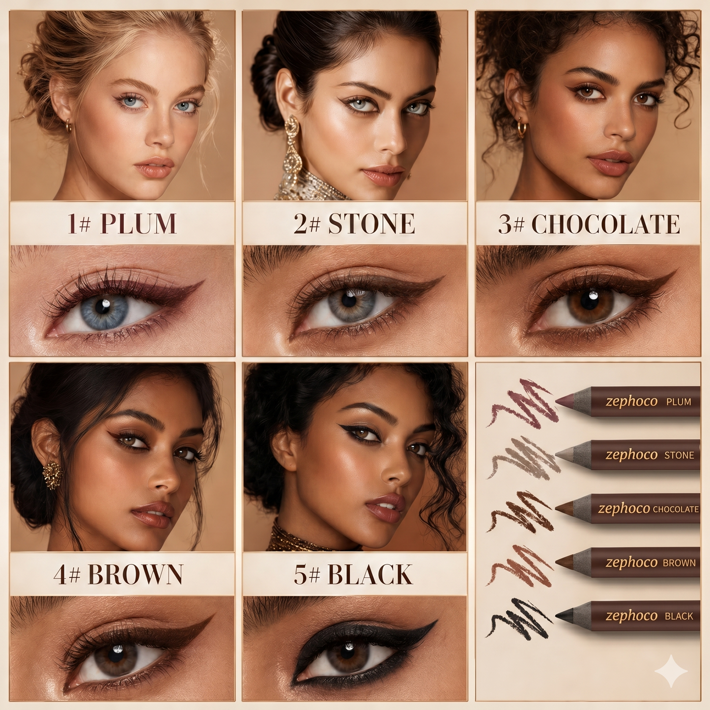 ⏱️ Flawless 24-Hour Wear: Waterproof Eyeliner Pencil 💦-TOP1