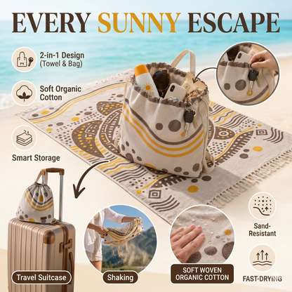 🔥 Must-Have All-in-One Towel Bag! Perfect for Outdoor & Travel✨-TOP1