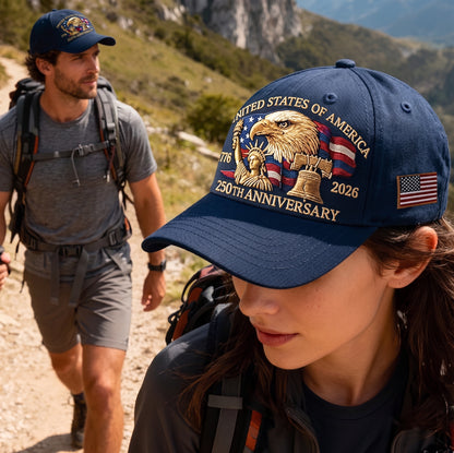 Commemorative Baseball Cap - 250th Anniversary United States of America (1776-2026)🏆-Curated