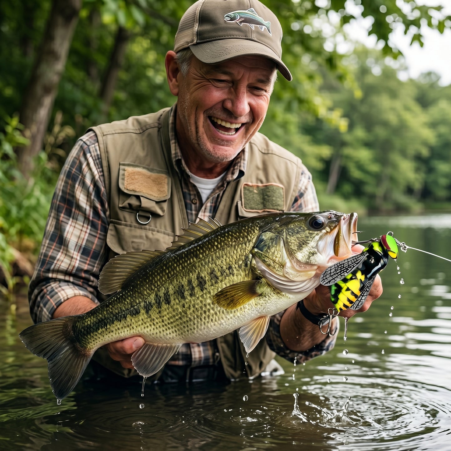 🔥 Last Day 49% OFF – 🐝 Bionic Wasp Topwater Lure That Triggers Explosive Strikes-Curated