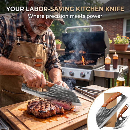 [Buy 1 Get 1 Free]🔥Forged Butcher Knife Set -HG