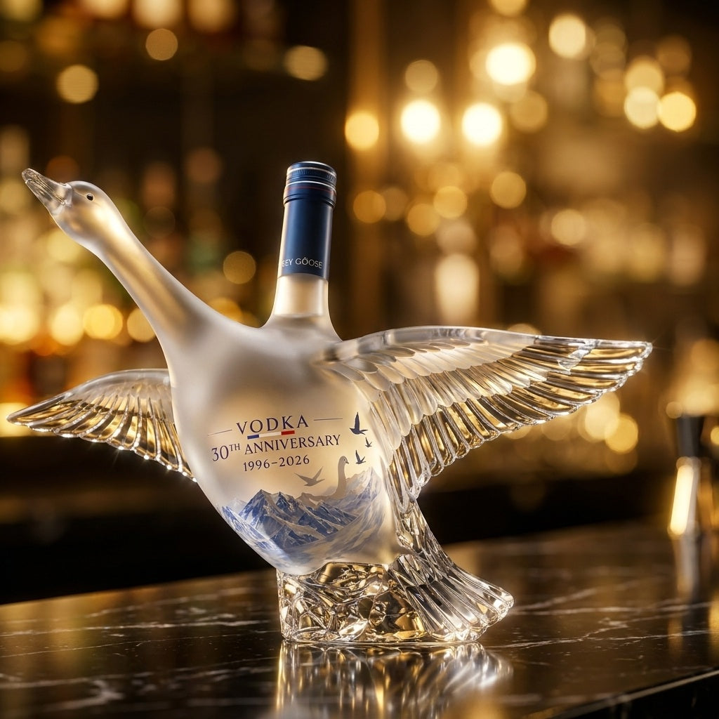 🎁 Father’s Day 49% OFF - 30th Anniversary Limited Edition Vodka Bottle🦢🍾 -Finds