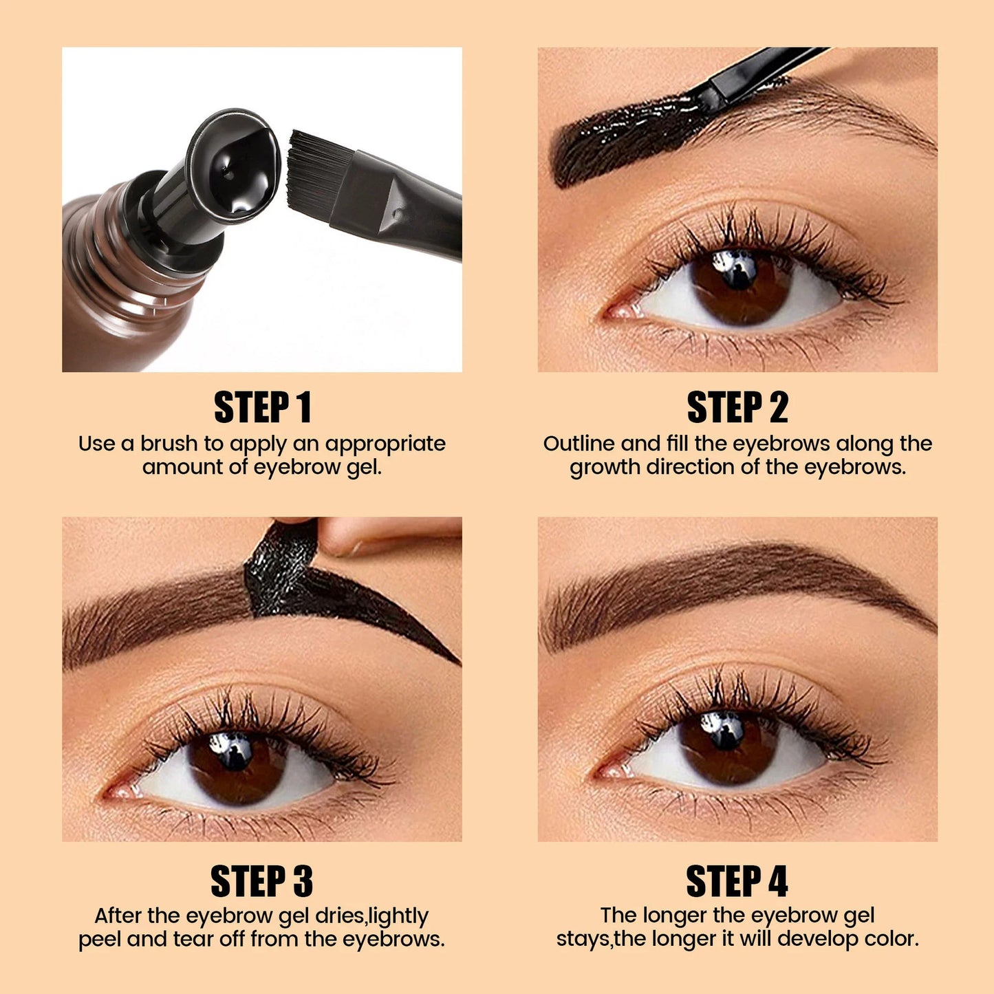 The Ultimate Stay-All-Day Tear-Off Brow Tint👁️💦 -Bestseller