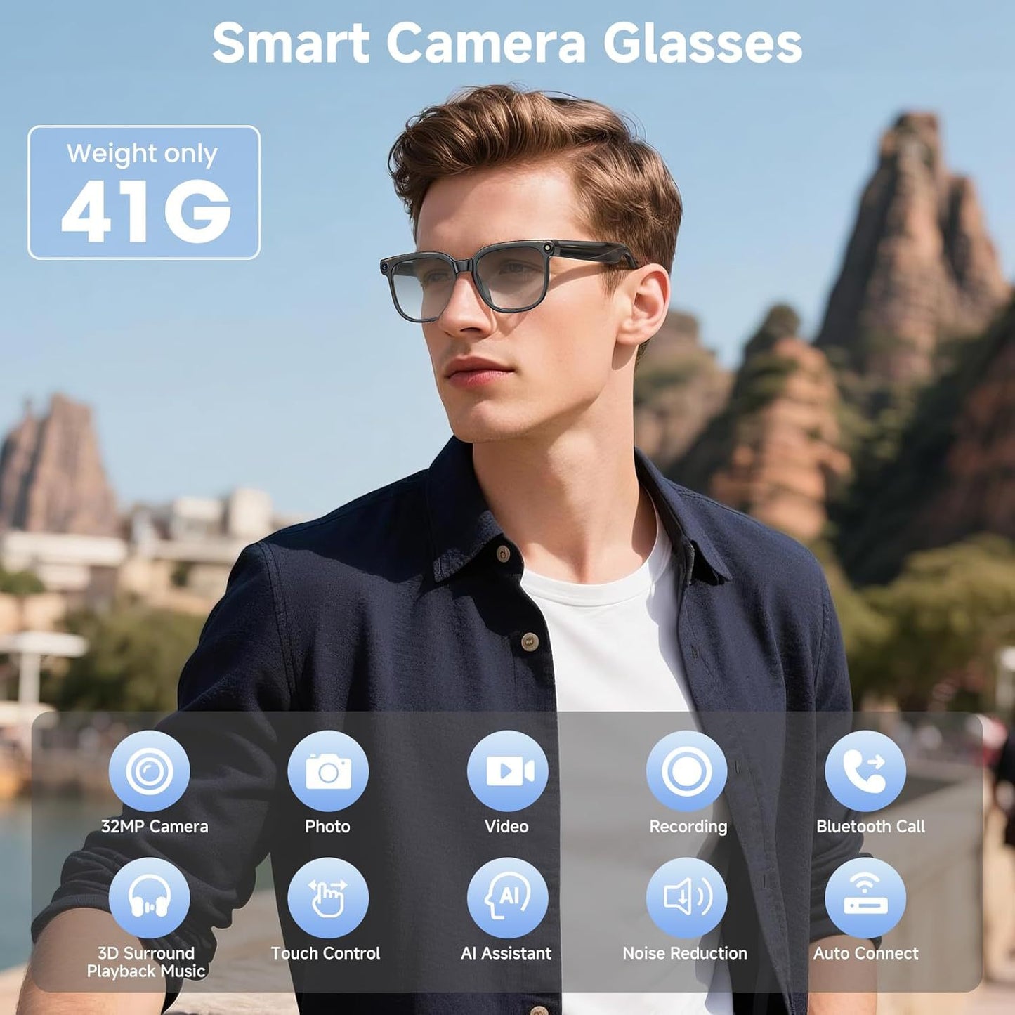 👓Lightweight Smart Glasses with Hands-Free Control-edition