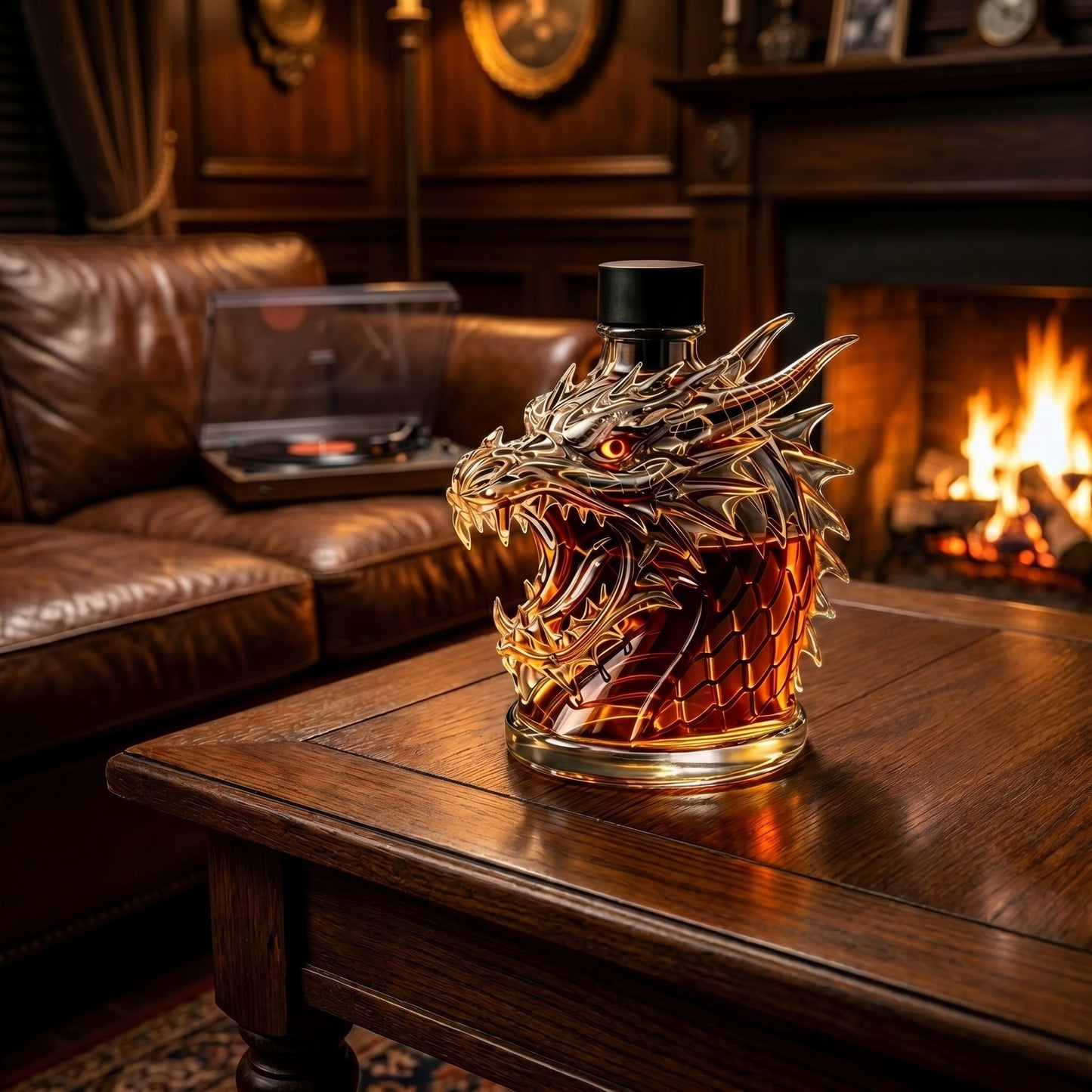 🎁🔥Father’s Day 49% OFF - Luxury Dragon Art Wine Bottle🐉✨-Viral