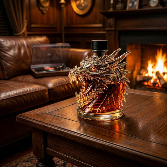 🎁🔥Father’s Day 49% OFF - Luxury Dragon Art Wine Bottle🐉✨-Viral