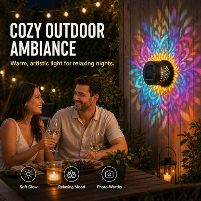 🎁 Father’s Day 59% OFF - 🌟Solar Mandala Wall Light🌌 -Bestseller