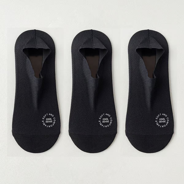🔥6-Pair Invisible Grip Socks Pack 🧦 – Breathable Low-Cut Anti-Slip Sweat-Absorbing Design-Rush