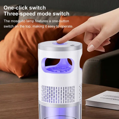 🦟Indoor Insect Trap with Light and Suction Non Zapper Flying Bug Catcher🔇🌙-Rush