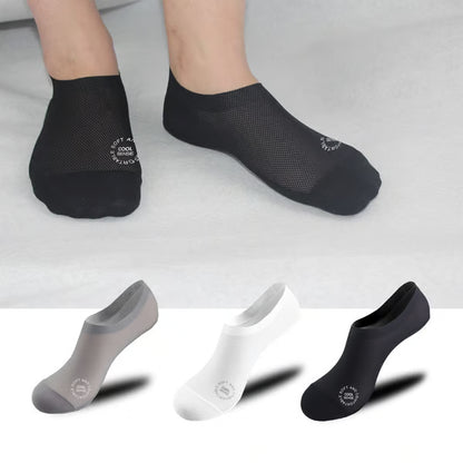 🔥6-Pair Invisible Grip Socks Pack 🧦 – Breathable Low-Cut Anti-Slip Sweat-Absorbing Design-Rush