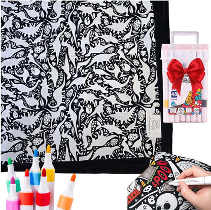 🔥 2026's Best Seller: DIY Coloring Blanket! 🏠-edition