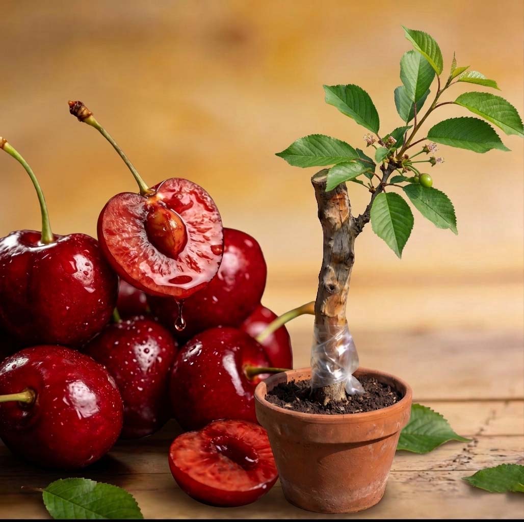 🌿Extra Large Goma Harry Cherry🍒 – Easy to grow on your porch and balcony at home-TY