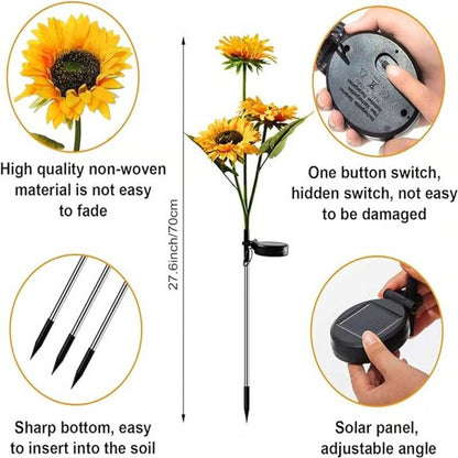 🌻Factory Direct Sales 49% Off - 🌞Solar LED Sunflower Garden Lights - ZZZ