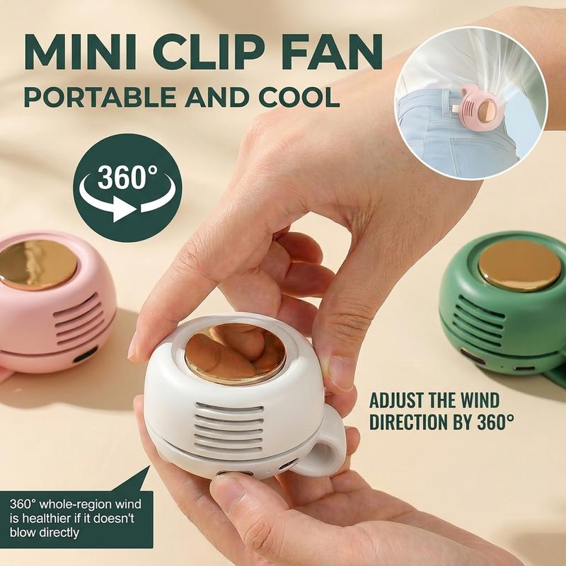 🔥💥Portable Silent Mini Bladeless Electric Fan. Ideal for outdoor travel,Perfect Gift-Finds