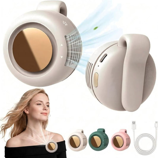🔥💥Portable Silent Mini Bladeless Electric Fan. Ideal for outdoor travel,Perfect Gift-Finds