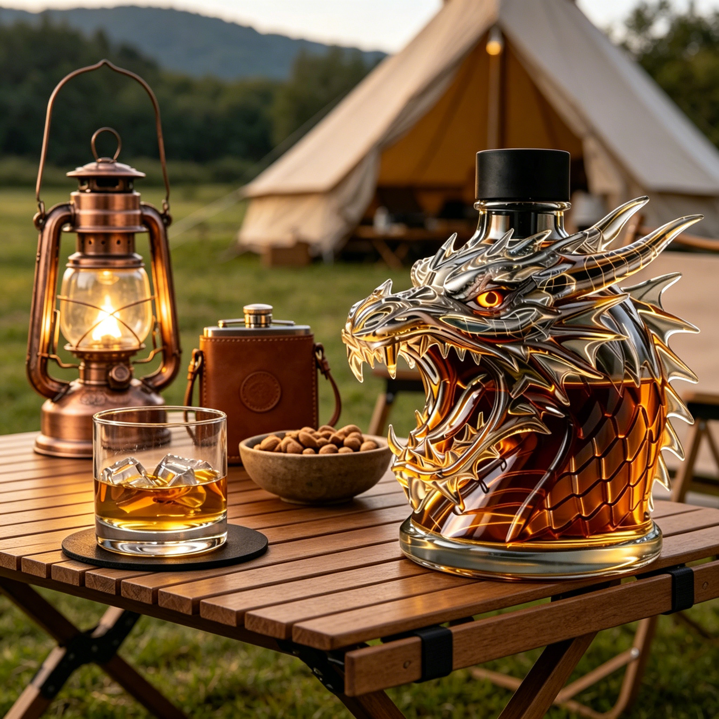 🎁🔥Father’s Day 49% OFF - Luxury Dragon Art Wine Bottle🐉✨-Viral