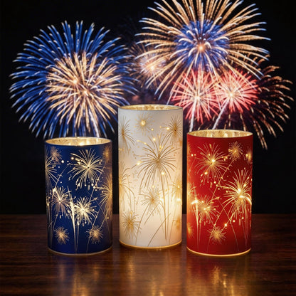 🎆🗽Celebrate America 250: Limited Edition Red, White & Blue Firework Lanterns 🇺🇸✨-TOP1